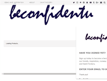 Tablet Screenshot of beconfidentu.com